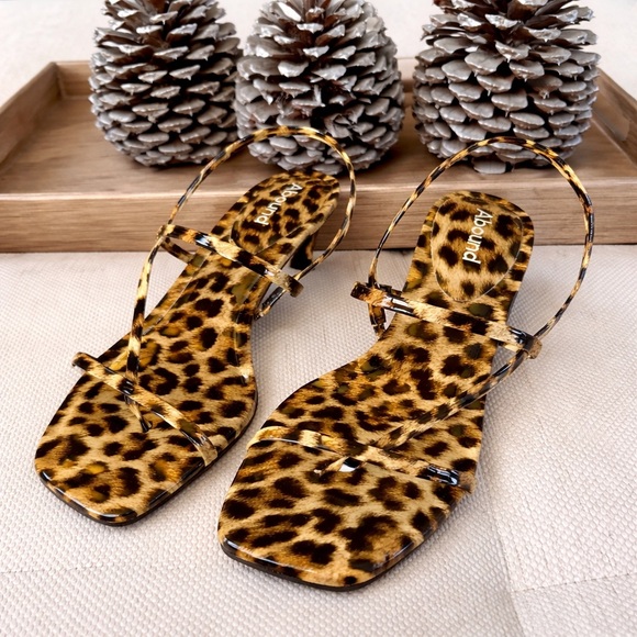 Abound Shoes - Abound- Leopard Print Kitten Heels- Size 7M